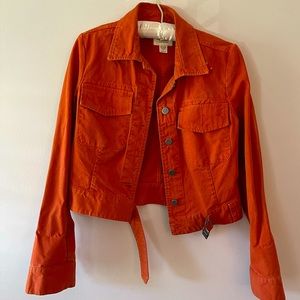 Nili Lotan  distressed jean jacket. Great cond (for distressed) worn 3 x. Sz 6.